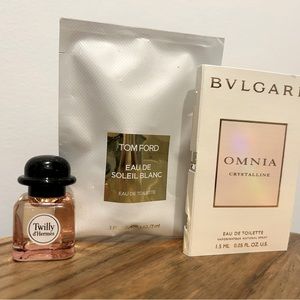 Hermès twilly Tom Ford soleil blanc BVLGARI trio bundle